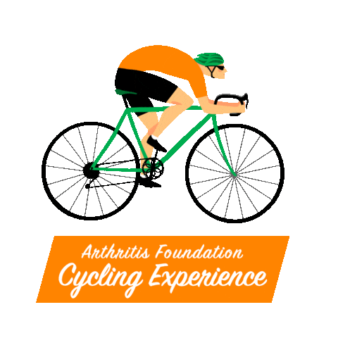 West Coast Bike Sticker by Arthritis Foundation