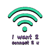 wifi connection Sticker