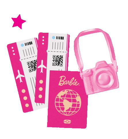 sticker camping by Barbie