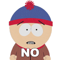 Stan Marsh No Sticker by South Park