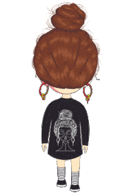 Girl Explore Sticker