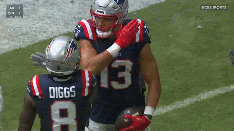 Stefon Diggs Celebration GIF by New England Patriots
