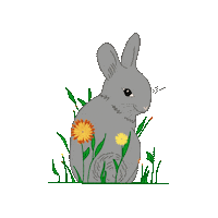 Bunny Hopping Sticker