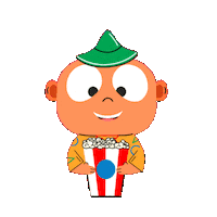 ACPI movie festival popcorn watch party Sticker