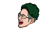 眼鏡 笑う Sticker by Sheryu39
