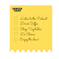 To Do List Coffee Sticker by Spirited Talks
