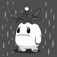 Sad Black And White GIF by Magic Eden