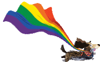 Proud Gay Pride Sticker by Little, Brown Young Readers