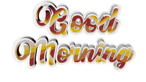 Good Morning 3D Sticker
