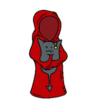 churchofdivineapathy crazy shake church demon GIF