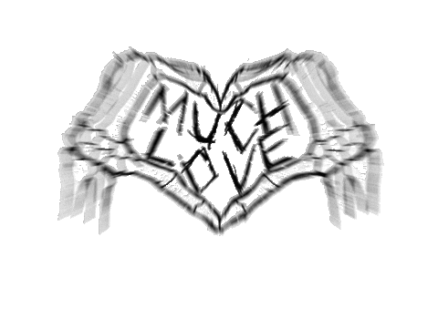 Much Love Sticker by Painting By Josh