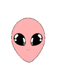Pink Space Sticker by Natalia Arizpe
