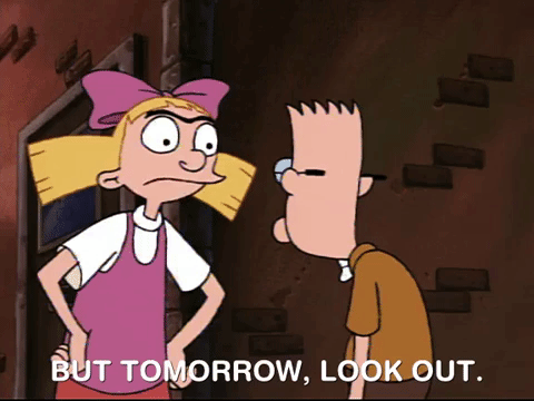hey arnold nicksplat GIF