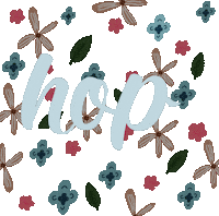 Shusarts flower flowers leaf hope Sticker