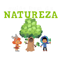 Green Peace Flower Sticker by 3 Palavrinhas