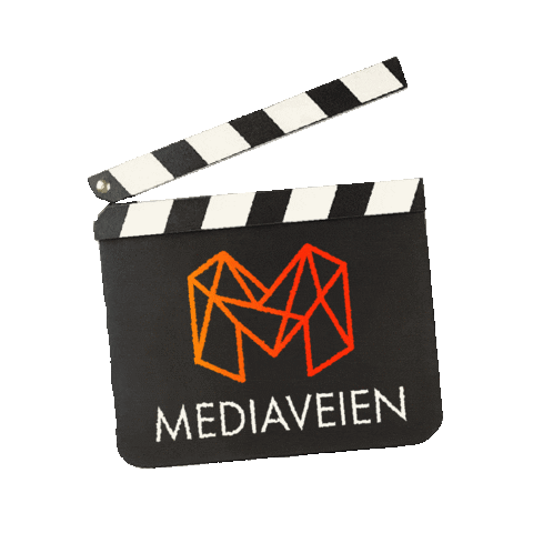 Mediaveien giphyupload alta clapperboard markedsføring Sticker