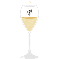 Franciacorta bubbles wine glass sparkling wine franciacorta Sticker