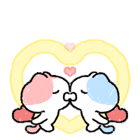 rangd_darng love art cat illustration Sticker