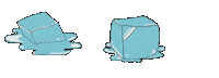 Eiswürfel Sticker by Kugelzwei