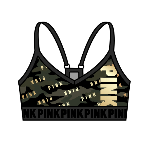 workout camo Sticker by Victoria's Secret PINK