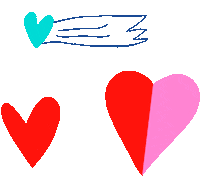 Heart Love Sticker by Marieta Defelice
