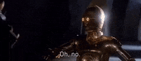 oh no episode 6 GIF by Star Wars
