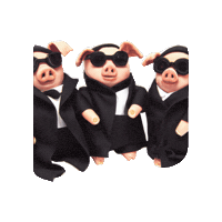 Pib Sticker by Aubrey Allen
