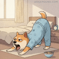 Tired Shiba Inu GIF by Doge Pound