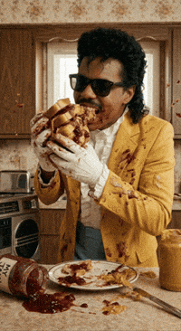 Eat Peanut Butter GIF by Jukebox Saints