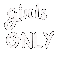 Girls Club Illustration Sticker