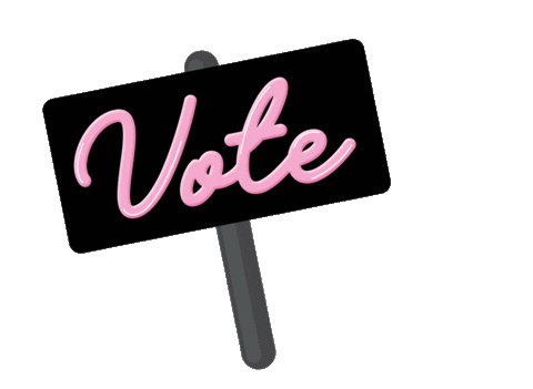 Vote Sticker by Glamour