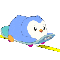 Penguin Driving Sticker by Pudgy Penguins