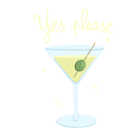 Yes Please Party Sticker