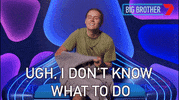 Confused Ari GIF by Big Brother Australia