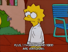 shocked lisa simpson GIF