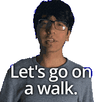 Walking Stepping Sticker