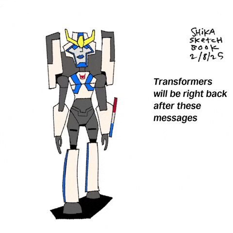 Transformers Shikasketchbook GIF by Stella 52