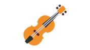 Violin Activity Sticker by EmojiVid