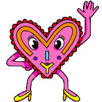 Heart Love Sticker by Katie Jones