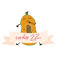 Fruit Papaya Sticker by Baby Journey App