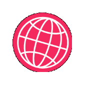 Brasilink sticker retro internet rosa Sticker