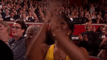 olivier awards applause GIF by Official London Theatre