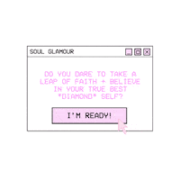 Im Ready Sticker by Soul Glamour