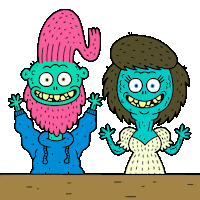 Your Dead Cartoon Sticker by Augenblick Studios