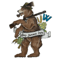 Wildbräubär Sticker by wildbraeu