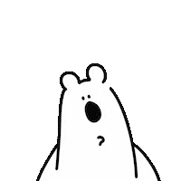 shyly_kurodasang what amazing scared bear Sticker