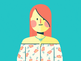 AnchorPoint cute animation smile girl GIF