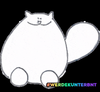Kinderzentren_Kunterbunt cat hello animal wave GIF