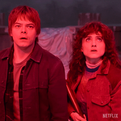 Nancy Wheeler Jonathan Byers GIF by NETFLIX