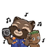 Happy Guardians Of The Galaxy Sticker